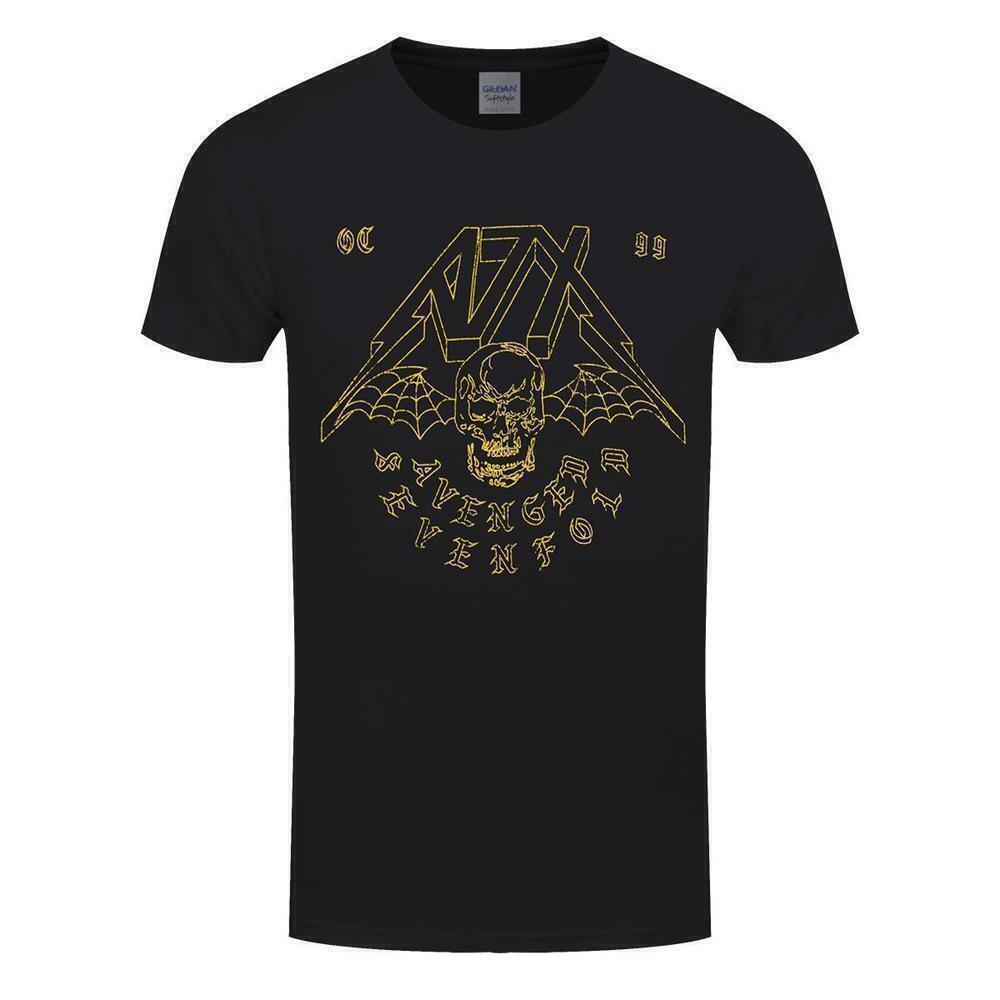 Avenged Sevenfold Webbed Wings Heavy Metal Band Graphic T-Shirt